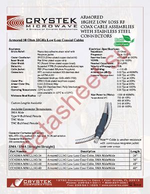 CCASMA-MM-LL142-24 datasheet  